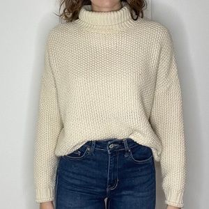 Cream Turtleneck